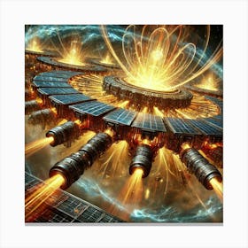 Energy Conduits Converted Canvas Print