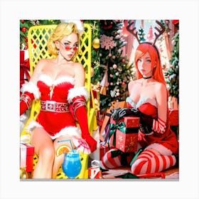 Christmas Santa 1 Canvas Print