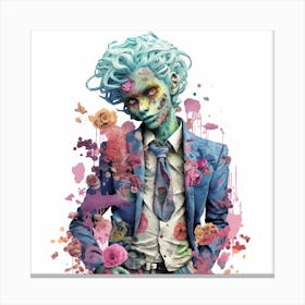 Zombie Man Canvas Print