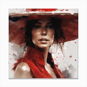 Red Hat 3 Canvas Print