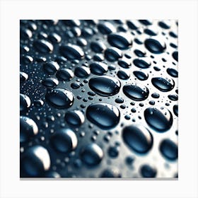 Water Droplets 15 Canvas Print