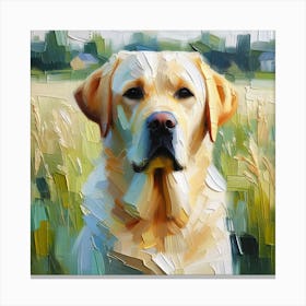 Yellow Labrador Canvas Print