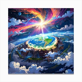 Leonardo Anime Xl Behold Wondrous Essence Of Our Earth A Vibra 3 Lienzo