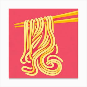 Asian Noodles Canvas Print