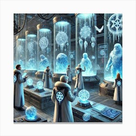 Elemental Scholars Cryogenic Technologies Canvas Print