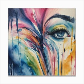 Eye Of The Rainbow Canvas Print