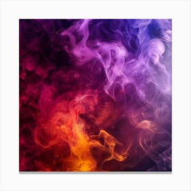 Abstract Smoke Background 5 Canvas Print