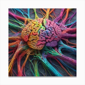 Colorful Brain 41 Canvas Print