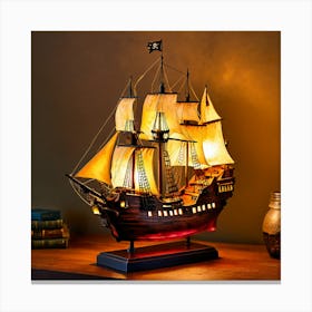 Pirate Ship 4 Canvas Print