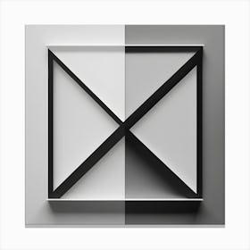 Two Intersecting Lines Canvas Print