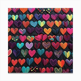 Heart Of Hearts 1 Canvas Print