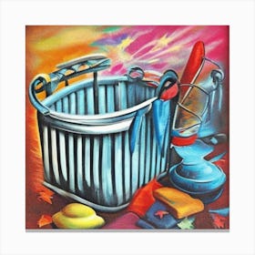 Slaundry Basket 4 Canvas Print