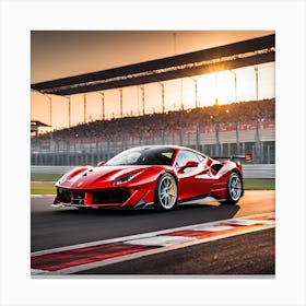 Ferrari 488 Gt Canvas Print
