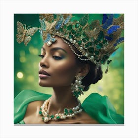 Emerald Queen Canvas Print