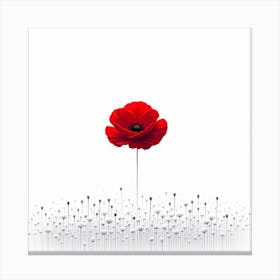 Remembrance Poppy Canvas Print
