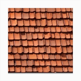 Roof Tile Texture Canvas Print