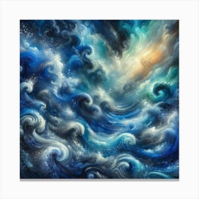 Ocean Waves 36 Canvas Print