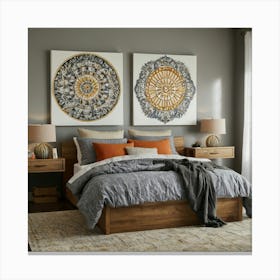 Modern Bedroom 13 Canvas Print