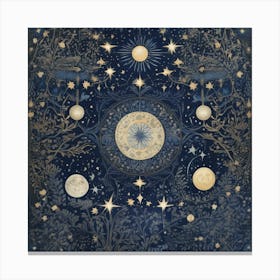 An Ethereal William Morris Art Canvas Print