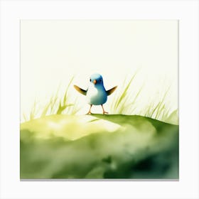 Blue Bird Canvas Print