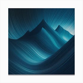 Firefly An Illustration Of A Beautiful Majestic Cinematic Tranquil Mountain Landscape In Neutral Col (66) Canvas Print