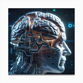 Artificial Intelligence 100 Canvas Print