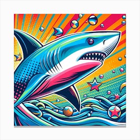 Pop Shark Canvas Print