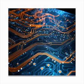 Circuit Board 3 Canvas Print