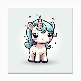 Cute Unicorn 802 Canvas Print