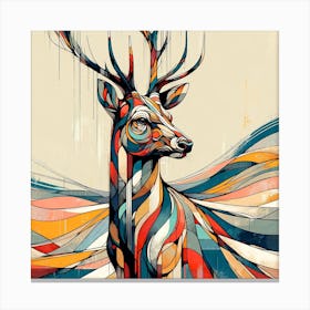"Abstract Antlers" is a captivating artwork that marries the elegance of wildlife with the dynamism of abstract design. This piece features a stag with a complex tapestry of geometric shapes and flowing lines that traverse its form, rendered in a rich palette of warm and cool tones. The fusion of the organic with the abstract gives this image a sense of movement and depth, making it an eye-catching addition to any collection. Ideal for those who appreciate the beauty of nature with a modern, artistic twist, "Abstract Antlers" is perfect for creating a focal point in a contemporary setting, adding a splash of color and a sophisticated edge to your decor. Canvas Print