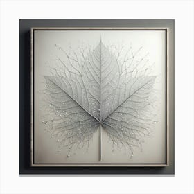 Maple Leaf Wall Art Canvas Print