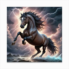 Lightning Horse 38 Canvas Print