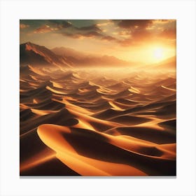 Desert Landscape - Desert Stock Videos & Royalty-Free Footage 11 Leinwandbild