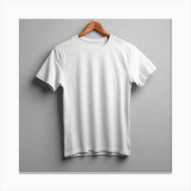 White T - Shirt 9 Canvas Print