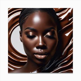 Afro Beauty Canvas Print