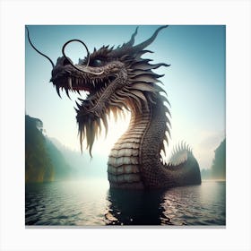 Pong the dragon Canvas Print