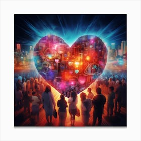 Love The World 1 Canvas Print