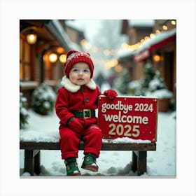 Santa Baby 1 Canvas Print