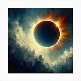 Eclipse Of The Sun Canvas Print