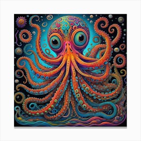 Mystic Cephalopod 1 Canvas Print