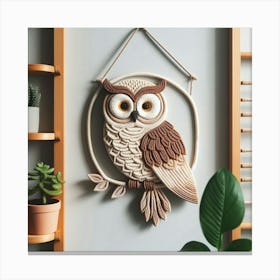 Owl Wall Art Canvas Print