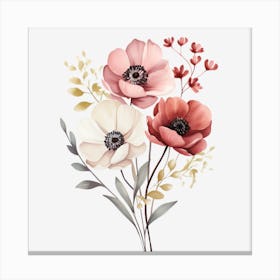 Bouquet Of Flowers 4 Canvas Print