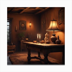 Room In A House Canvas Print