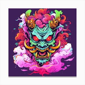 Demon Head 4 Canvas Print