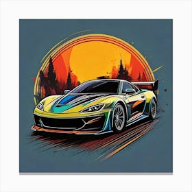 Firefly Sport Car 33612 Canvas Print