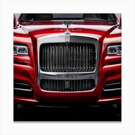 Rolls Royce Car Automobile Vehicle Automotive British Brand Logo Iconic Luxury Prestige P (2) Canvas Print