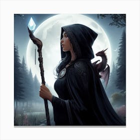 Witch Of The Forest Canvas Print