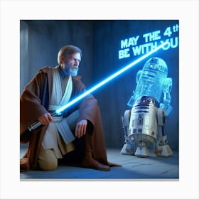 May The Fourth Be With You 2 Canvas Print