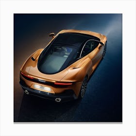 Car with Dark bacground Canvas Print