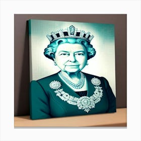 Queen Elizabeth Platinum Jubil Canvas Print